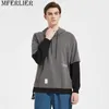 Moletons masculinos moletom com capuz moletom masculino hip hop pulôver streetwear casual roupas de moda colorblock algodão 230923