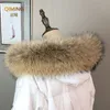 Cape Women Real Fur Fur Fur Trim Parkas Parkas Coats Luxury Warm Warm Raccoon Men Radf Woman Women Shawl Womens Scarves Male Coat 230923