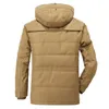 Mens Down Parkas 캐주얼 재킷 패션 패션 겨울 남성 모피 트렌치 두꺼운 외투 가열 재킷면 따뜻한 코트 Longleeved 230923