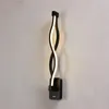 Wall Lamp Modern Minimalist Lamps Living Room Bedroom Bedside Luster LED Indoor Black White Aisle Lighting AC85V-265V