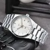New Mens 시계를위한 남성 티소 손목 시계 3 개의 바늘 자동 기계식 시계 최고 럭셔리 브랜드 스틸 스트랩 패션 PRX S