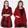 Gilets pour femmes Laine Automne et hiver Écharpe de poche pour femme Châle Plaid Faux Cachemire Cadeau de vacances Drop 230923