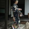 Roupas étnicas Kimono Mulheres Vestido Formal Tradicional Vintage Vibração Mangas Estilo Japonês Longo