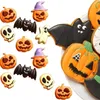 Other Event Party Supplies Halloween Scary Pumpkin Silicone Mold Ghost Hat Skull Ice Cube Chocolate Food Baking Tray Cookie Biscuit Cake 230923