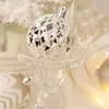 Decorações de Natal 1 caixa misturada bola ornamento branco ouro árvore de Natal pendurado pingentes de bauble para casa navidad noel 230923