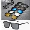 Fashion Sunglasses Frames Belmon Spectacle Frame Men Women With 5 PCS Clip On Polarized Sunglasses Magnetic Glasses Male Myopia Computer Optical RS543 230923