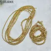 Chokers 5st 18k pläterade guldbollar pärlor halsband chocker chunky swether halsband chic kvinnsmycken för vinter 230923