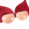 Petto Push Up Reggiseno appiccicoso Rilievi del reggiseno in spugna più spessi Sollevamento del seno Enhancer Inserti rimovibili in silicone Costume da bagno Reggiseno invisibile