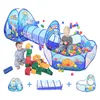 Baby Rail Kilking Ball Bull Balle Portable Baby Playground Playpen Dzieci Duże pit z tunelem park dziecięcy kemping pokój basenowy Dekor Dekor 230923