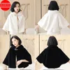 Women's Fur Faux Fur Women Winter Faux Fur Coat Shawl Casual Occasion Bridal Wedding Wrap Jackets Warm Cape Femme Hiver Accessoire Mariage 230923