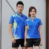 Camisetas ao ar livre Badminton camisas de manga curta Homens / mulheres esporte tênis camiseta tênis de mesa camiseta secagem rápida esportes treinamento tenis camisas 230923