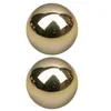 Storage Bags 2 Pcs Brass Exercise Ball Massage Roller Balls Portable Hand Metal Decorative Outdoor Massagers Small Smooth Convenient