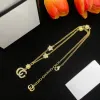 Ändra färg diamant gulddesigner halsband g smycken mode diamant halsband gåva