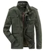 Giubbotti da uomo Primavera Autunno Giacca da uomo in cotone Business Casual Cargo militare multi-tasca da uomo e cappotto maschile Chaqueta Hombre