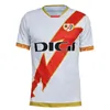 23/24 Rayo Vallecano Soccer Jersey 2023 Away SANTI COMESANA ISI TREJO DIMITRIEVSKI Maillot De Foot AARO GARCIA VALENTIN Short Sleeve Football Shirt Uniforms