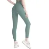 Calças ativas lu-yoga leggings esportivas femininas shorts e lã caprice roupas de fitness meninas correndo ginásio fino ajuste