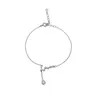 Anklets 925 Sterling Silver Star Anklet Fashion Simple Charm Birthday Present For Women's Fine Jewelry Accessories