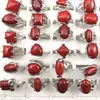 Gemengde grootte rood turkoois ringen voor vrouwen mode-sieraden 50 stuks Whole252l