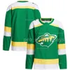 Minnesota 2023-24 Green Alternate Breakaway Jersey Kirill Kaprizov 29 Marc-andre Fleury Wild Ryan O'Reilly Joel Eriksson Ek Mats Zuccarello Alex Goligoski Matt Boldy