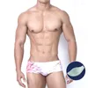 Homens de banho de verão breve com push pad sexy maiô à prova dwaterproof água troncos de natação para banho nadar shorts sunga maillot de bain