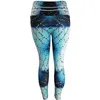 Water Droplet Digital Printing Workout Fitness Legging Push Up Tights Sport Jeggings Female Outfit Pants Gym Stretch Trousers