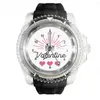 Horloges Modieus transparant siliconen wit horloge Rood Liefdeshorloges Quartz sportpols voor heren en dames