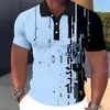 Polo da uomo T-shirt polo semplici da uomo Stampate in 3D Abbigliamento di alta qualità Estate Casual Maniche corte Street Designer Top Big Size 6XL