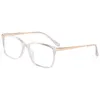 Sonnenbrillen Herren-Computerbrillen Blaulichtblockierende Brillen Nicht verschreibungspflichtige Brillen Optische TR90-Brillen Rechteckige Vollrandrahmen