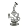 Nova atualização NMH-10 Hookahs Glass Bong Recycler Smoking Water Pipe Dab Rig 19cm Altura com 14mm Joint