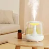 1 mini humidificateur d'air mignon de 440 ml – Charge directe USB, grand volume de brume de 44 ml, muet, aromathérapie, veilleuse pour salon, salle de classe, chambre, bureau, pique-nique, voyage