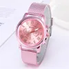 Factory Direct SHSHD Brand Geneva cwp Mens Watch Colourful Choice Gift Double Layer Quartz Womens Watches Plastic Mesh Belt Wristw274j