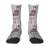 Herrensocken Palästina-Kreuz-Stickerei-Crew Unisex Lustiges 3D-gedrucktes palästinensisch-arabisches Tatreez-Kleid