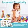 Blocs de Construction magnétiques grande taille et Mini taille bricolage aimants jouets pour enfants ensemble de Construction de concepteur cadeaux pour enfants jouets