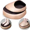 Leg Massagers Electric Kneading Foot Massager Leather Infrared Heating Shiatsu Knead Roller Air Compression Foot Massager Health Care Machine 230923