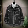 Kurtki męskie 2023 Męskie wiosenne jesienne mody Bomber Jacket Men Men Overcoat Baseball Coats Streetwear 230923