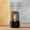 1 st arom diffusor med simuleringsljusljus, kreativt USB -skrivbord Aromaterapi atmosfär ljus, kan lägga till eterisk aromaterapi maskin diffusor