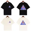 デザイナーRhude off off off polo shirt triangle print crewneck athleisure半袖メンズとレディースルーズスウェットシャツ