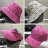 Pink Color Bucket Hats For Women Mens Luxury Designer Baseball Caps Designers Casquette Woman Visor Hat Top Empty Sunhat Beanies F236H