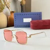 Top luxury Sunglasses designer womens Goggle senior Eyewear For Women eyeglasses frame Vintage Metal Sun Glasses With Box GG1279S