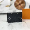 High Quality Designer Credit Card Slot Small Wallet Luxury Card Holder Men's Pocket Mini Wallet Leather Coin Wallet Women's ID Card Holder With Gift Box M80401