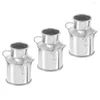 Vasos 3 Pcs Retro Vaso Leite Jarro Lata Balde Miniatura Casa Decoração Acessório Minúsculo Pequenas Flores Criança