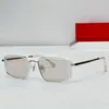 Designer-Sonnenbrille mit hochwertiger 1: 1 Reisen im Freien Aktivitäten modischer Männer Muster Rahmen Metall Rahmen Square fol061v1 Elegante Frauen