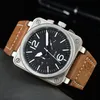 2023 Men Automatische mechanische polshorloges Bell Brown Leather Watch Black Ross Rubber Watches Polshorge Men Luxury Fashion Watch Polshorloges Hoge kwaliteit B-R05