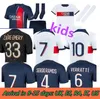 Hakimi maillot de fot 23 24 barn fotboll jersey kit 2023 2024 mbappe enfants verratti marquinhos kimpembe fjärde stjärna special ramos donnarumma