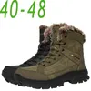 Botas Estilo Senderismo Hombres Zapatos antideslizantes resistentes al desgaste Cuero al aire libre Impermeable Cálido Viaje de montaña Shoedt5