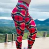 Plaid Digital Printed Running Leggings Fitness Women Yoga Pants High Waist Sexy Elastic Leggins Fashion Stretch Gym Trousers