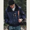 Mens Down Parkas Winter Vintage Jacket Streetwear Men Płaszcz Wojenne Hip Hop taktyczne armia futro B15 Flight Coat Parka Windbreaker Ubrania na zewnątrz 230923