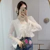 Jaquetas femininas chiffon renda superior verão encolher seção fina pequena blusa xale com saia suspender curto proteção solar cardigan jaqueta