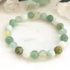 MG0874 NY DESIGN GRÖN AVENTURINE PREHNITE JAMMANDE Afrikanska Turquoise Moonstone Energy Power Armband235B