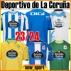 23 24 Deportivo La Coruna Voetbalshirts M.KONE SABIN Coruna Blauw Thuis Uit Derde 2023 2024 Futbolvoetbal JUERGEN QUILES DONCEL Depor voetbalshirt met korte mouwen
